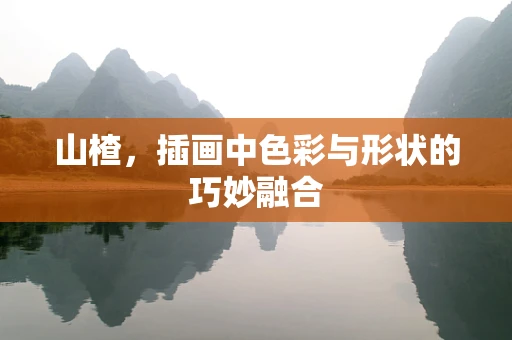 山楂，插画中色彩与形状的巧妙融合