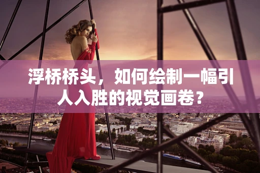浮桥桥头，如何绘制一幅引人入胜的视觉画卷？