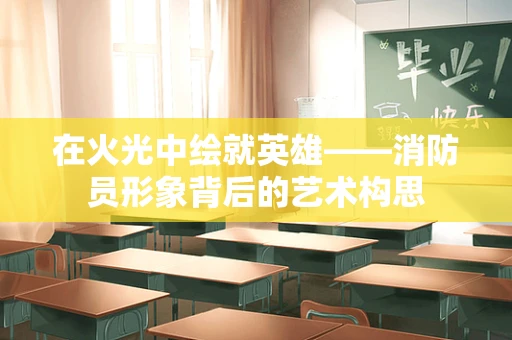 在火光中绘就英雄——消防员形象背后的艺术构思