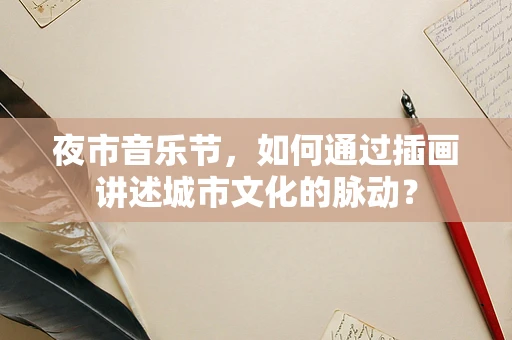 夜市音乐节，如何通过插画讲述城市文化的脉动？