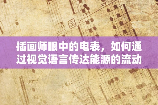 插画师眼中的电表，如何通过视觉语言传达能源的流动？