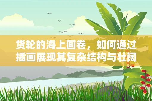 货轮的海上画卷，如何通过插画展现其复杂结构与壮阔航程？
