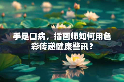 手足口病，插画师如何用色彩传递健康警讯？