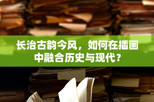 长治古韵今风，如何在插画中融合历史与现代？