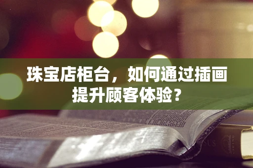 珠宝店柜台，如何通过插画提升顾客体验？