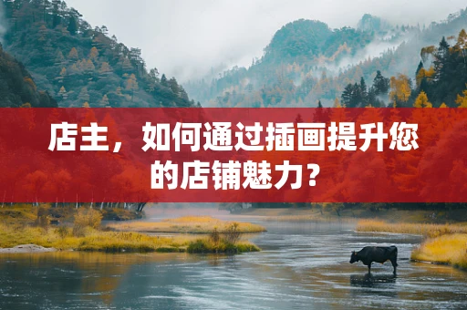 店主，如何通过插画提升您的店铺魅力？
