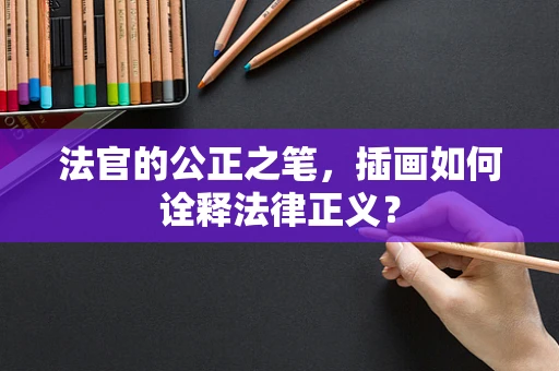 法官的公正之笔，插画如何诠释法律正义？
