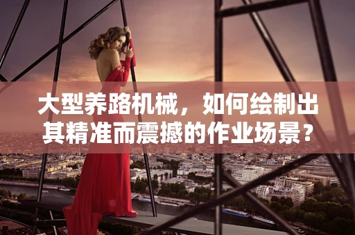 大型养路机械，如何绘制出其精准而震撼的作业场景？