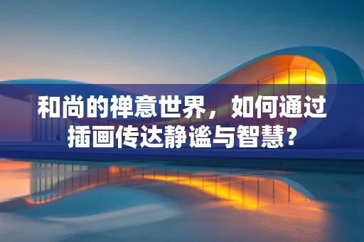 和尚的禅意世界，如何通过插画传达静谧与智慧？