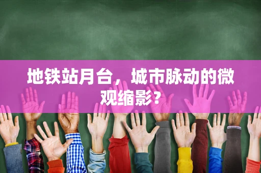 地铁站月台，城市脉动的微观缩影？