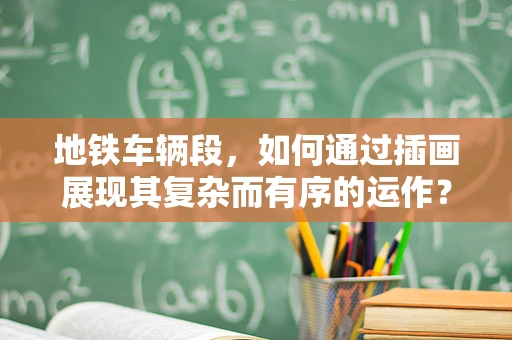 地铁车辆段，如何通过插画展现其复杂而有序的运作？