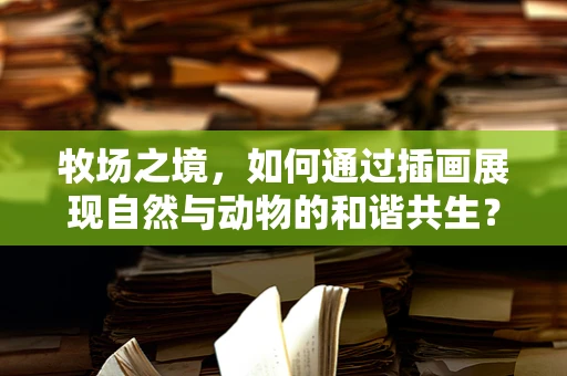牧场之境，如何通过插画展现自然与动物的和谐共生？