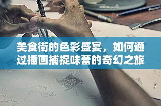美食街的色彩盛宴，如何通过插画捕捉味蕾的奇幻之旅？
