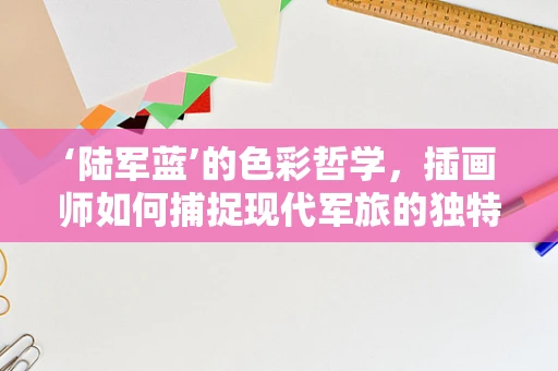 ‘陆军蓝’的色彩哲学，插画师如何捕捉现代军旅的独特韵味？