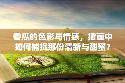 香瓜的色彩与情感，插画中如何捕捉那份清新与甜蜜？