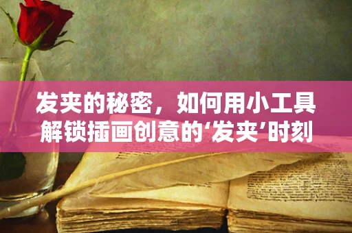 发夹的秘密，如何用小工具解锁插画创意的‘发夹’时刻？