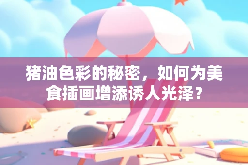 猪油色彩的秘密，如何为美食插画增添诱人光泽？