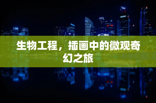 生物工程，插画中的微观奇幻之旅