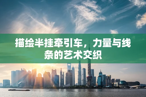 描绘半挂牵引车，力量与线条的艺术交织