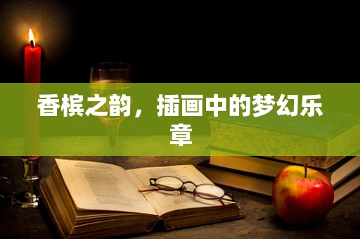 香槟之韵，插画中的梦幻乐章