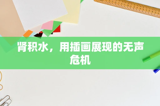 肾积水，用插画展现的无声危机
