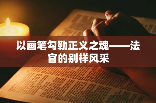 以画笔勾勒正义之魂——法官的别样风采
