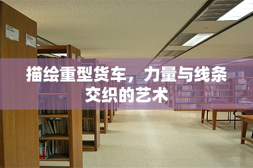 描绘重型货车，力量与线条交织的艺术