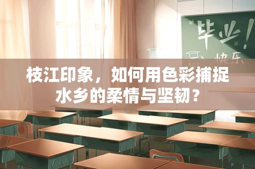 枝江印象，如何用色彩捕捉水乡的柔情与坚韧？