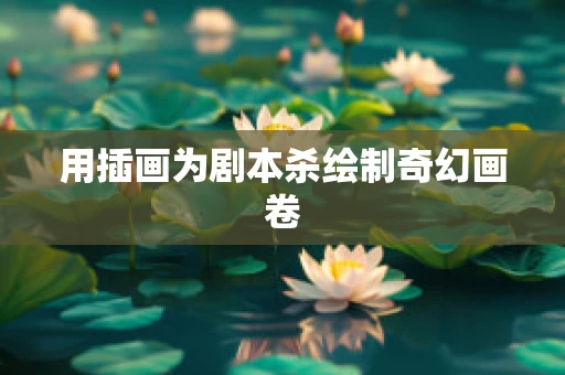 用插画为剧本杀绘制奇幻画卷