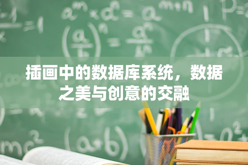 插画中的数据库系统，数据之美与创意的交融