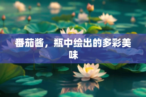 番茄酱，瓶中绘出的多彩美味