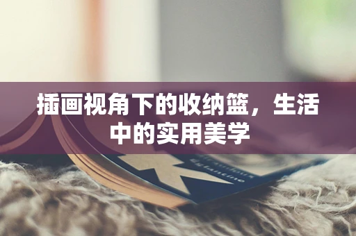 插画视角下的收纳篮，生活中的实用美学