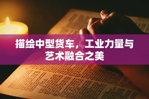 描绘中型货车，工业力量与艺术融合之美