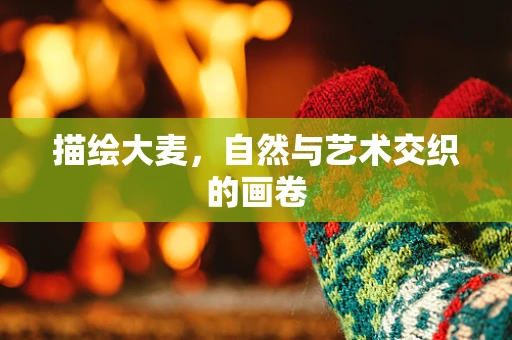 描绘大麦，自然与艺术交织的画卷