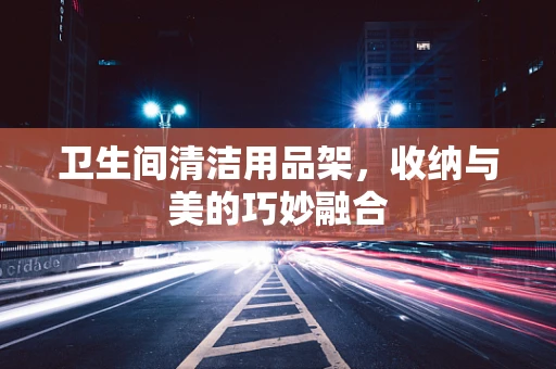 卫生间清洁用品架，收纳与美的巧妙融合