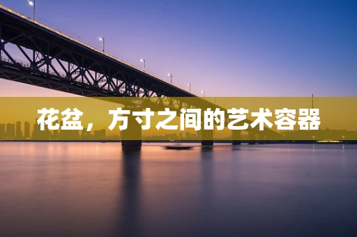 花盆，方寸之间的艺术容器