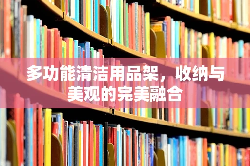 多功能清洁用品架，收纳与美观的完美融合