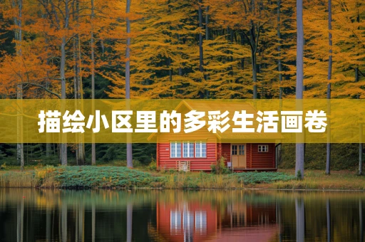描绘小区里的多彩生活画卷