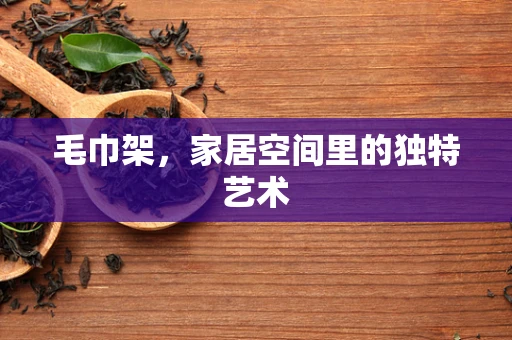 毛巾架，家居空间里的独特艺术