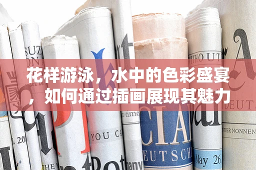 花样游泳，水中的色彩盛宴，如何通过插画展现其魅力？