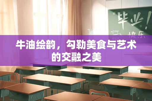 牛油绘韵，勾勒美食与艺术的交融之美