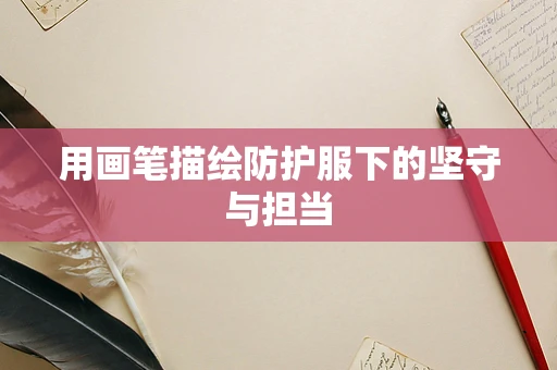 用画笔描绘防护服下的坚守与担当