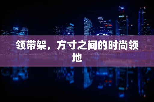 领带架，方寸之间的时尚领地