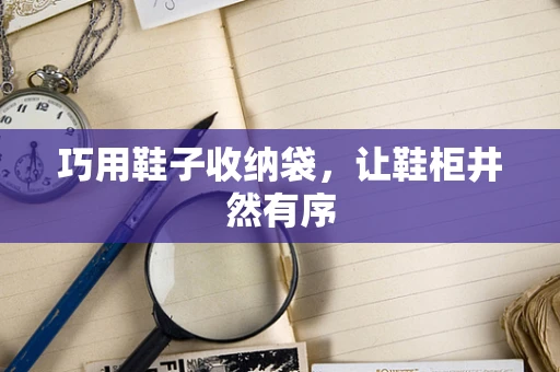 巧用鞋子收纳袋，让鞋柜井然有序
