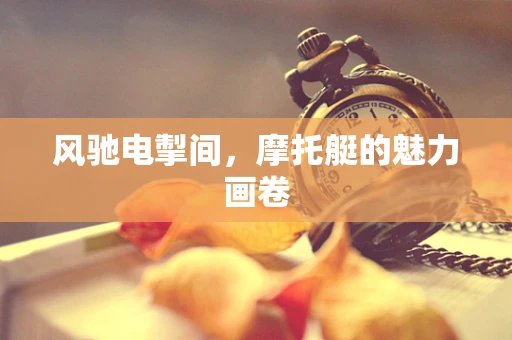 风驰电掣间，摩托艇的魅力画卷