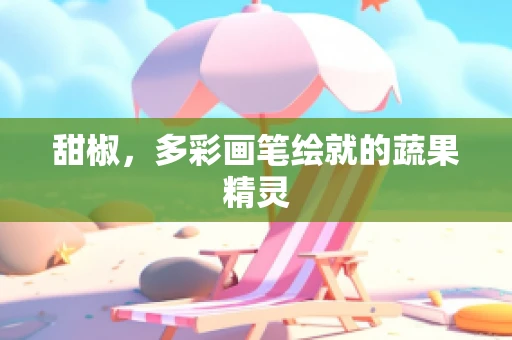 甜椒，多彩画笔绘就的蔬果精灵