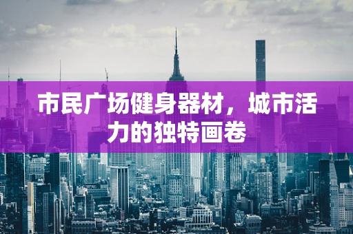 市民广场健身器材，城市活力的独特画卷