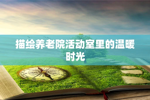 描绘养老院活动室里的温暖时光