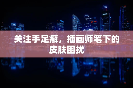 关注手足癣，插画师笔下的皮肤困扰