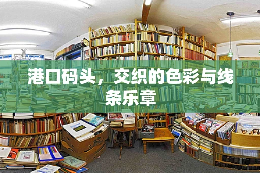 港口码头，交织的色彩与线条乐章